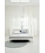 Auping Organic Satijnkatoen Hoeslaken light grey