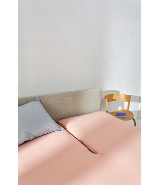 Auping Auping Organic Jersey Hoeslaken Splittopper soft blush