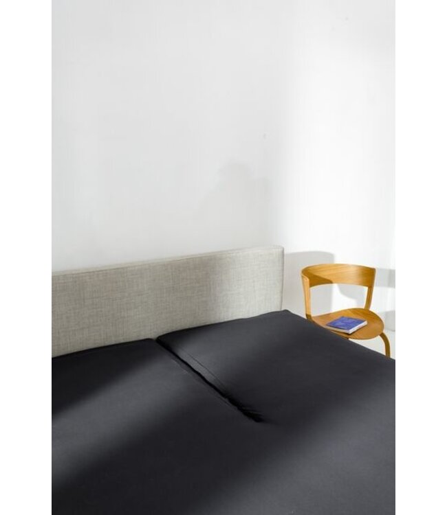 Auping Organic Jersey Hoeslaken Splittopper soft anthracite