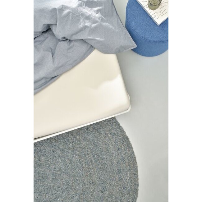 Auping Organic Jersey Hoeslaken Splittopper soft off white
