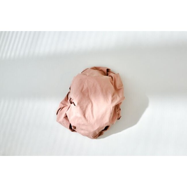 Auping Organic Jersey Hoeslaken topper soft blush