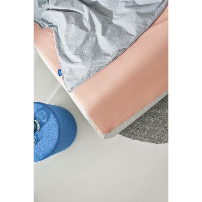 Auping Organic Jersey Hoeslaken topper soft blush