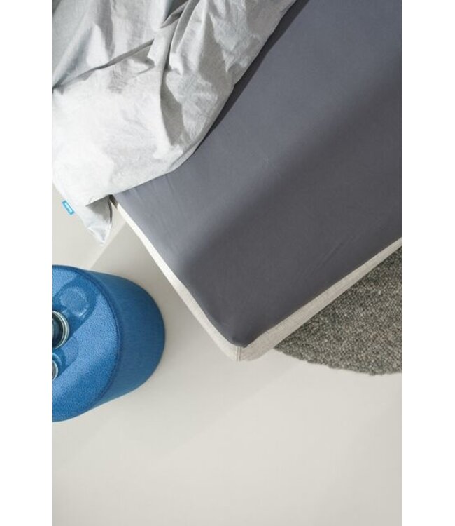 Auping Organic Jersey Hoeslaken topper soft cool grey