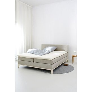 Auping Organic Jersey Hoeslaken topper soft off white