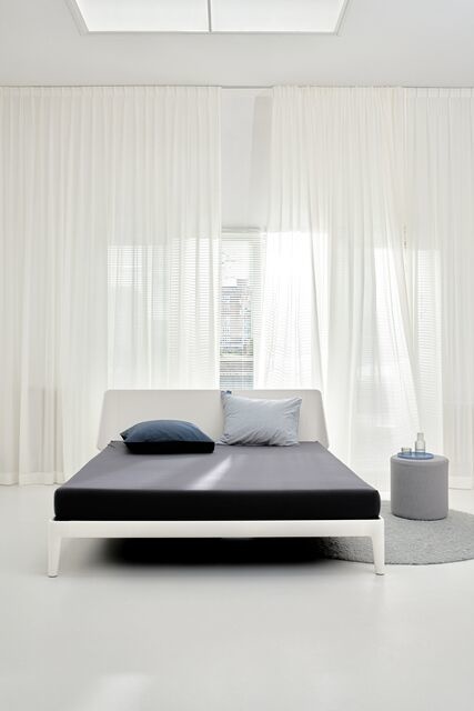 Auping Organic Jersey Hoeslaken Soft anthracite