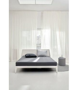 Auping Auping Organic Jersey Hoeslaken Soft cool grey