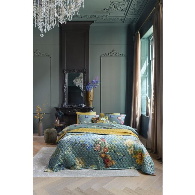 Beddinghouse x Van Gogh Museum Partout des Fleurs sprei Green