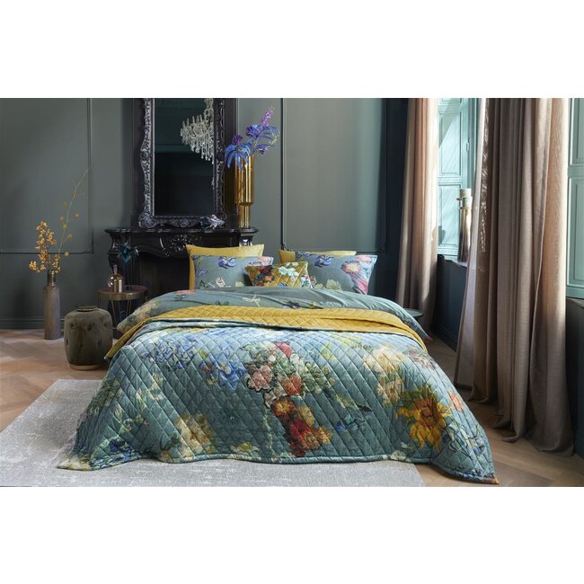 Beddinghouse x Van Gogh Museum Partout des Fleurs sprei Green