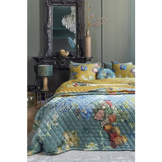 Van Gogh Museum Partout des Fleurs sprei, groen