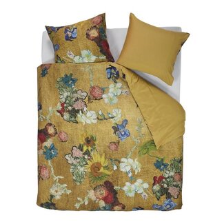 Beddinghouse x Van Gogh Museum Partout des Fleurs dekbedovertrek Gold