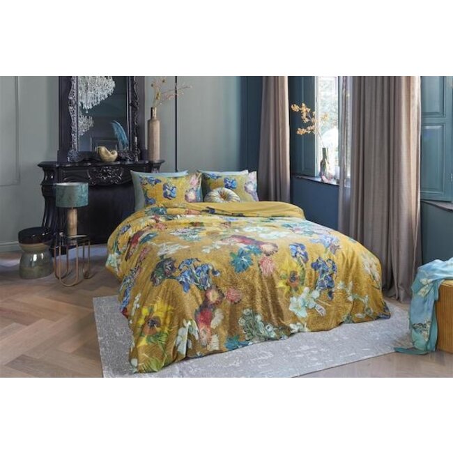 Beddinghouse x Van Gogh Museum Partout des Fleurs dekbedovertrek Gold