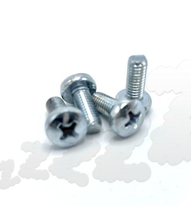 Auping middensteun schroeven (4 stuks)