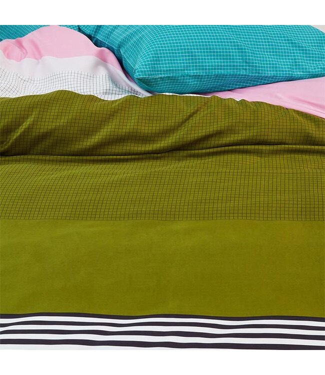 Auping Sirocco Green dekbedovertrek