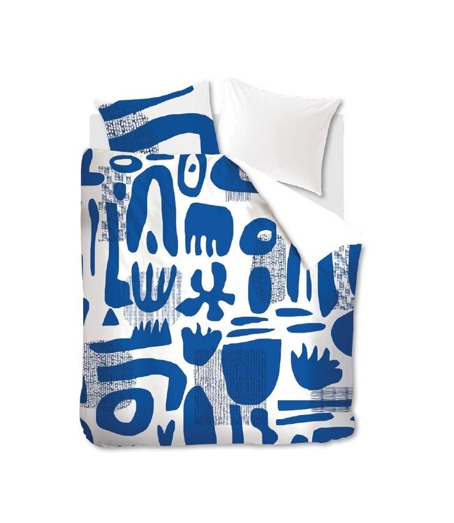 Auping Echo Blue dekbedovertrek