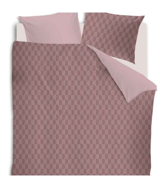 Auping Twilight mauve dekbedovertrek