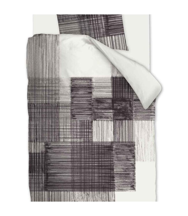 Auping Morning Haze black dekbedovertrek