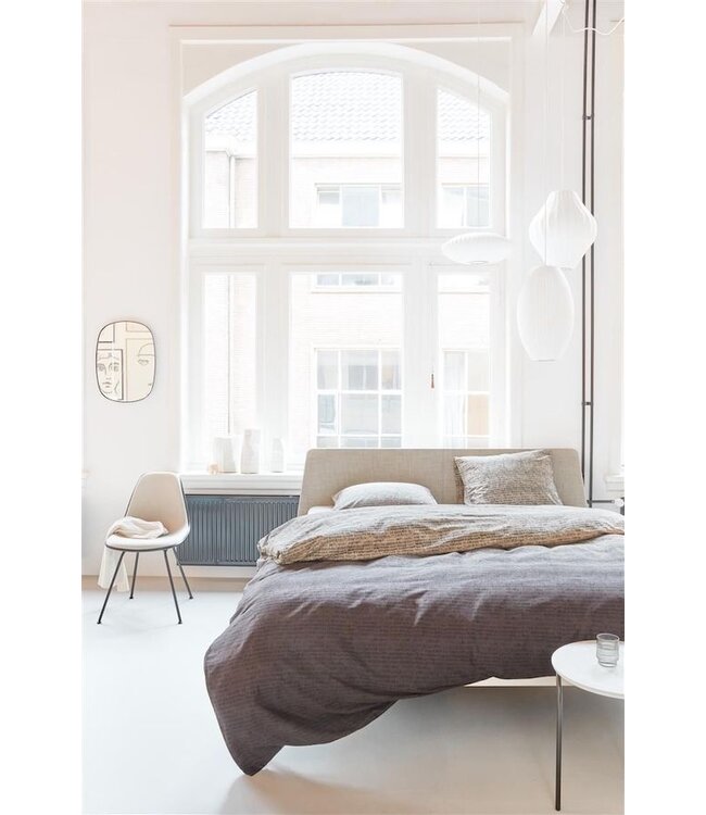 Auping Flock Grey dekbedovertrek 240x200/220