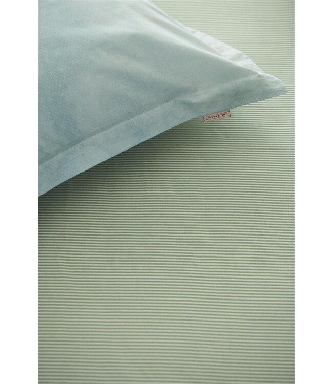 Pip Studio Duo Stripe Khaki Hoeslaken