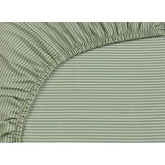 Pip Studio Duo Stripe Khaki Hoeslaken