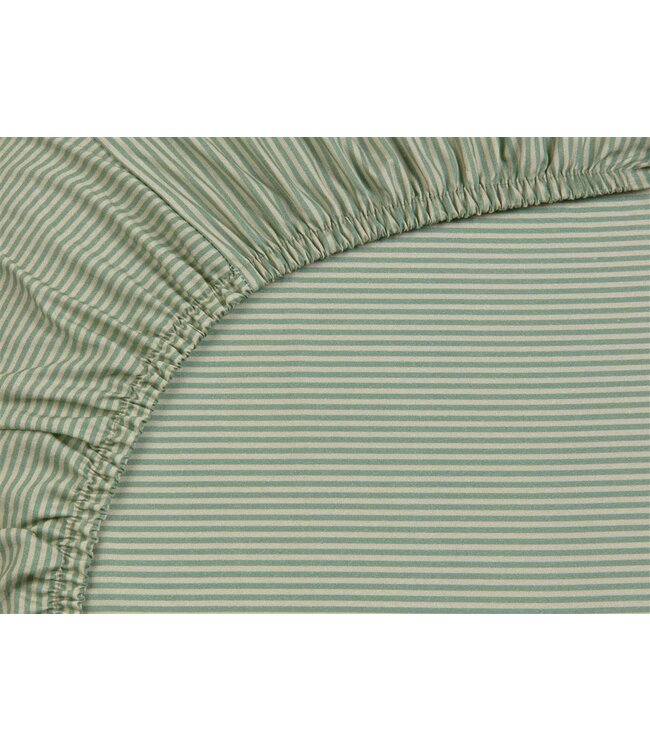 Pip Studio Duo Stripe Khaki Hoeslaken