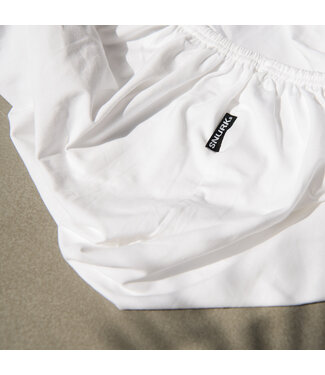 Snurk Snurk Uni White Fitted Sheet