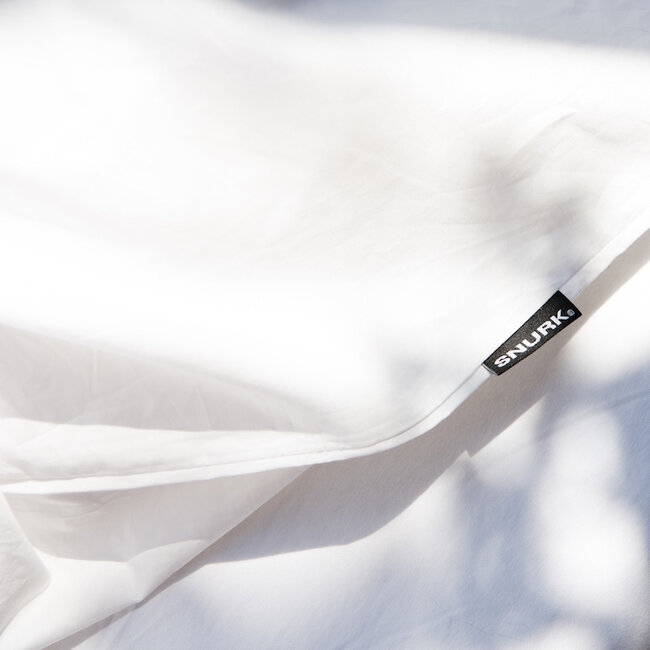 Snurk Uni White Fitted Sheet