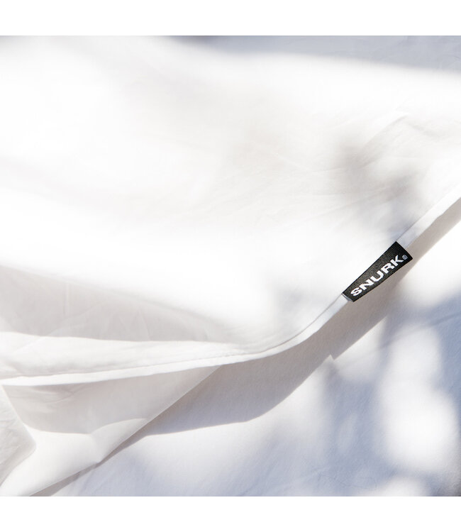 Snurk Uni White Fitted Sheet