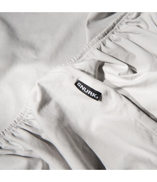 Snurk Snurk Uni Grey Fitted Sheet