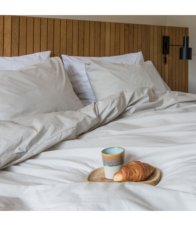 Snurk Uni Grey dekbedovertrek