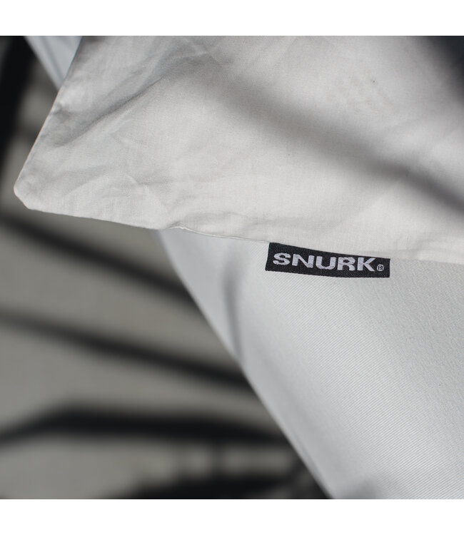 Snurk Uni Grey dekbedovertrek