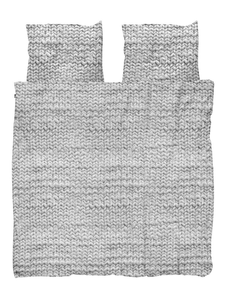 Snurk Twirre Cool Grey dekbedovertrek