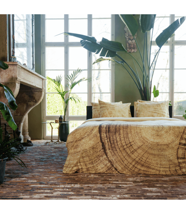 Kayori dekbedovertrek Banya Offwhite