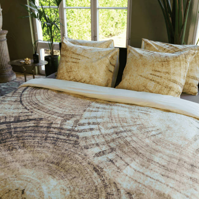 Kayori dekbedovertrek Banya Offwhite