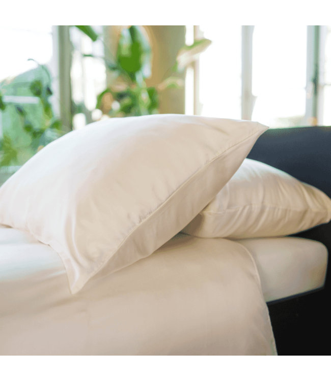 Kayori dekbedovertrek Daiki Tencel Offwhite