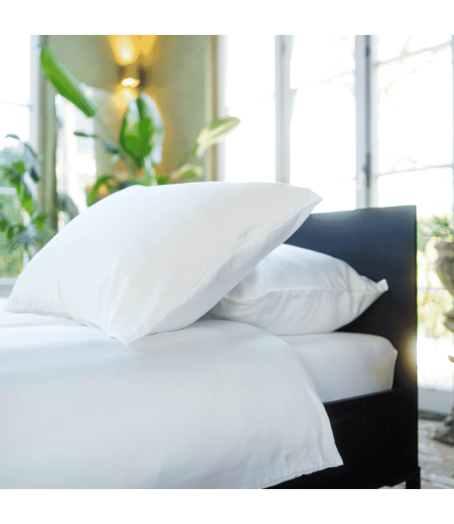 Kayori dekbedovertrek Daiki Tencel Wit