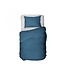 Kayori dekbedovertrek Kiyo Tencel Donkerblauw