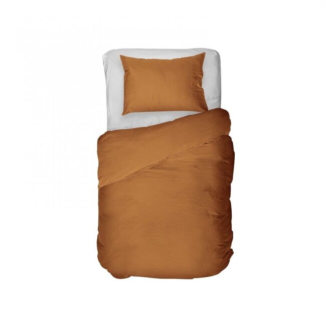 Kayori dekbedovertrek Kiyo Tencel Donkertaupe