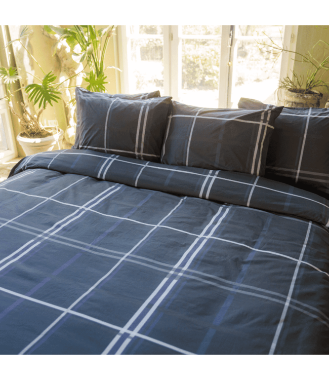 Kayori dekbedovertrek Mondo Tencel Antracite