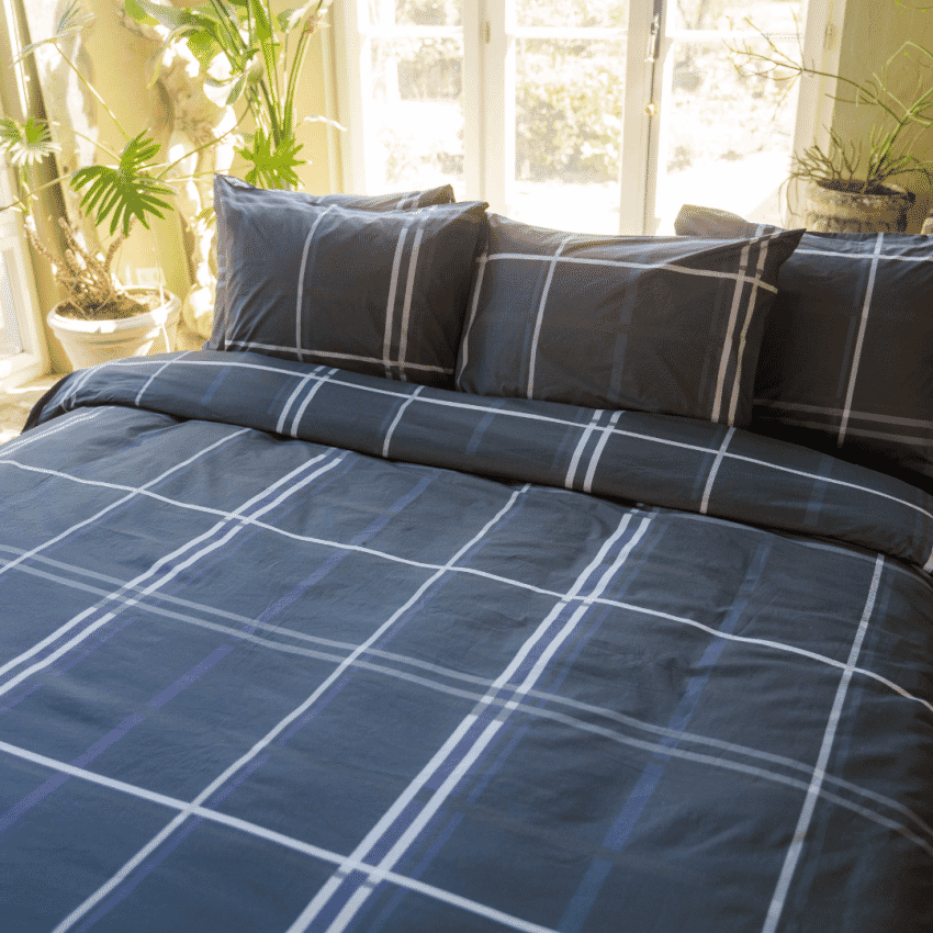 Kayori dekbedovertrek Mondo Tencel Antracite