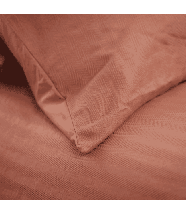 Kayori dekbedovertrek Nani Linnen Donkertaupe