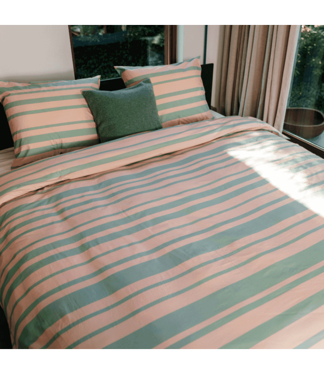 Kayori dekbedovertrek Sora Tencel Olijfgroen