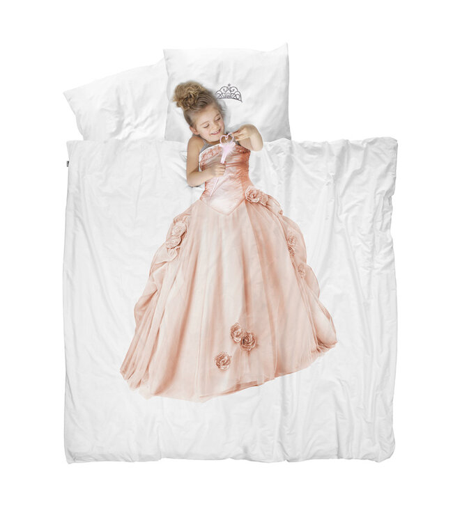 Snurk Princess Pink dekbedovertrek