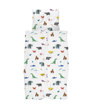 Snurk Snurk Paper Zoo dekbedovertrek