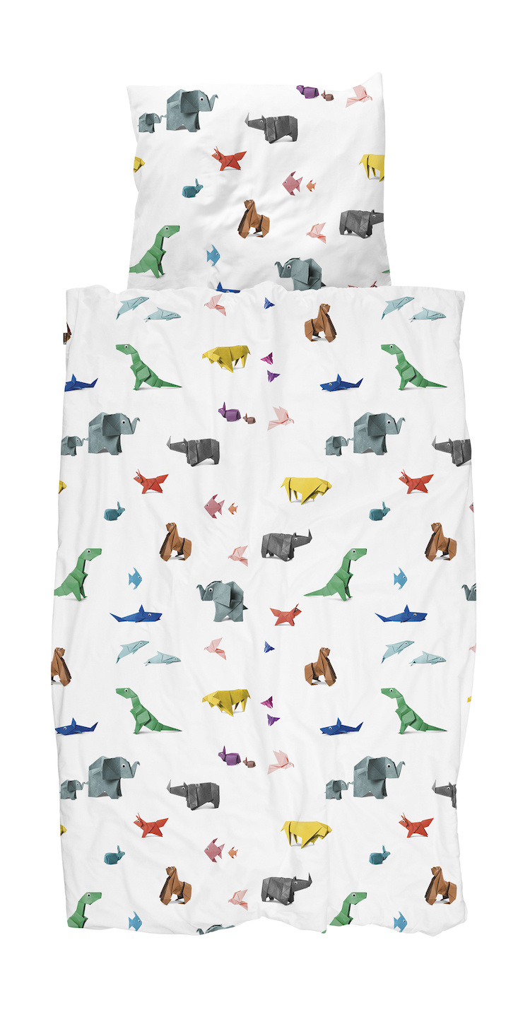 Snurk Paper Zoo dekbedovertrek