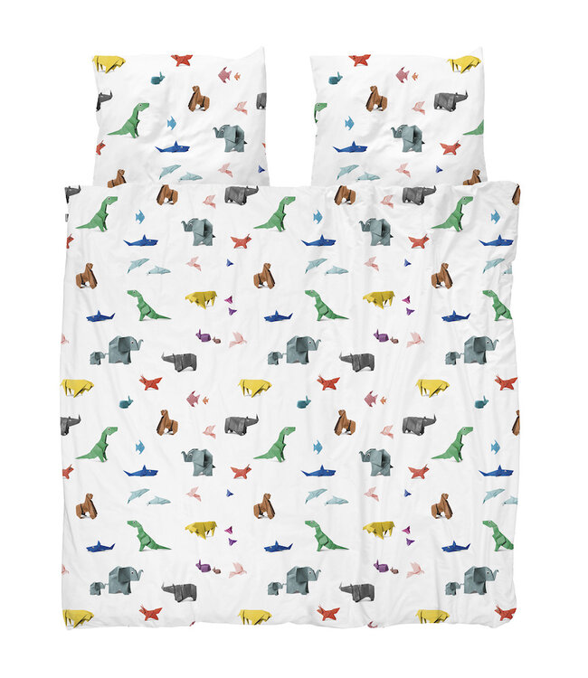 Snurk Paper Zoo dekbedovertrek
