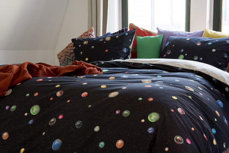 Snurk Marble Universe dekbedovertrek