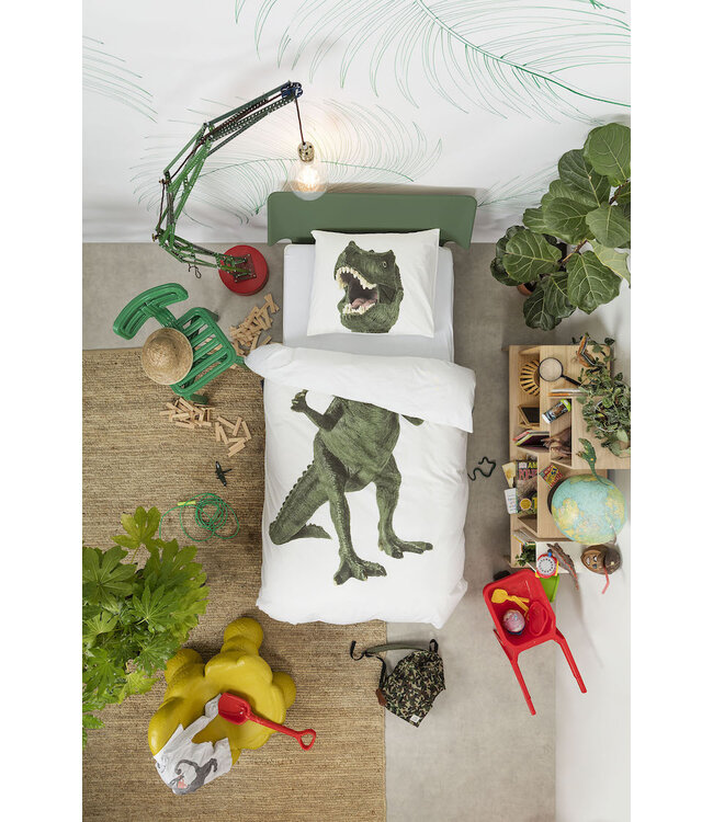 Snurk Dino dekbedovertrek