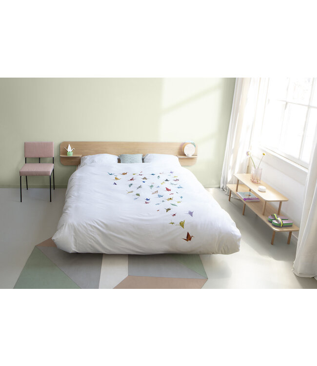 Snurk Crane Birds dekbedovertrek