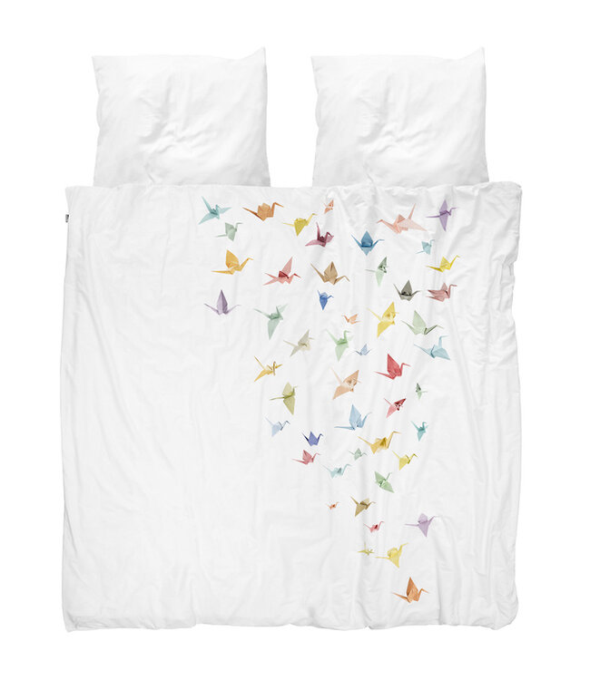Snurk Crane Birds dekbedovertrek