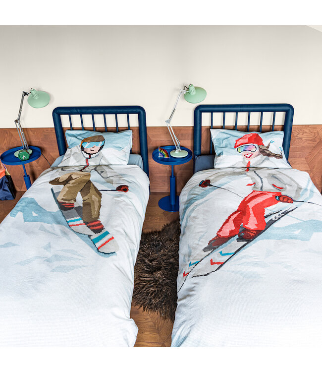 Snurk Ski Girl dekbedovertrek
